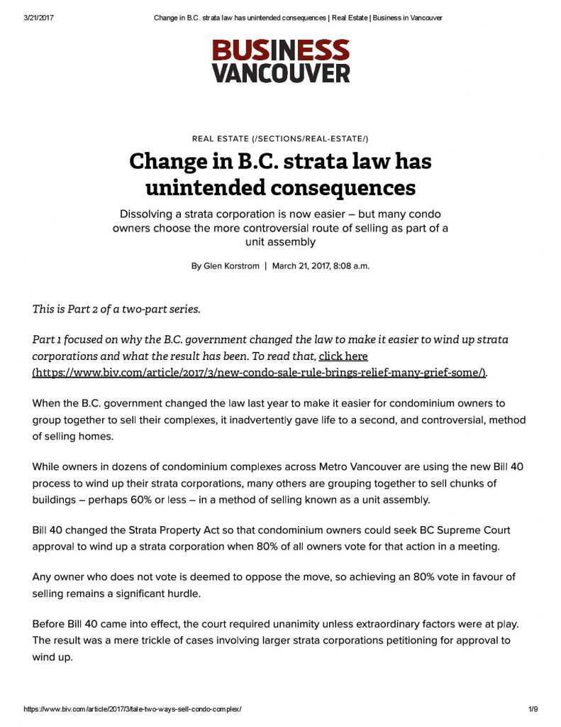 Change In BC Law
